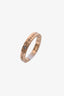 Tiffany & Co. 18K Rose Gold 3-Diamond Band Ring