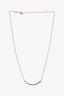 Tiffany & Co. 18K Rose Gold Smile Pendant Necklace
