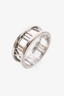 Tiffany & Co. 18K White Gold Open Band Atlas Ring Size 5