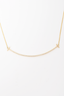 Tiffany & Co. 18K Yellow Gold Diamond Large Smile Necklace