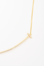 Tiffany & Co. 18K Yellow Gold Diamond Large Smile Necklace