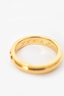 Tiffany & Co. 18K Yellow Gold Narrow T Band Ring with Engraving Size 7.75