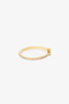 Tiffany & Co. 18K Yellow Gold T Diamond Ring sz 4 (As Is)