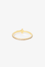 Tiffany & Co. 18K Yellow Gold T Diamond Ring sz 4 (As Is)