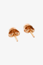 Tiffany & Co. Elsa Peretti 18K Rose Gold Diamonds by the Yard 0.2cwt Stud Earrings