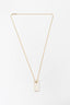 Tiffany & Co. Sterling Silver I.D Tag with 18K Gold Chain