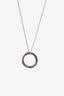 Tiffany & Co Sterling Silver 1837 Circle Pendant Necklace
