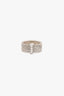 Tiffany & Co Sterling Silver Diamond 'Somerset' Ring Size 4