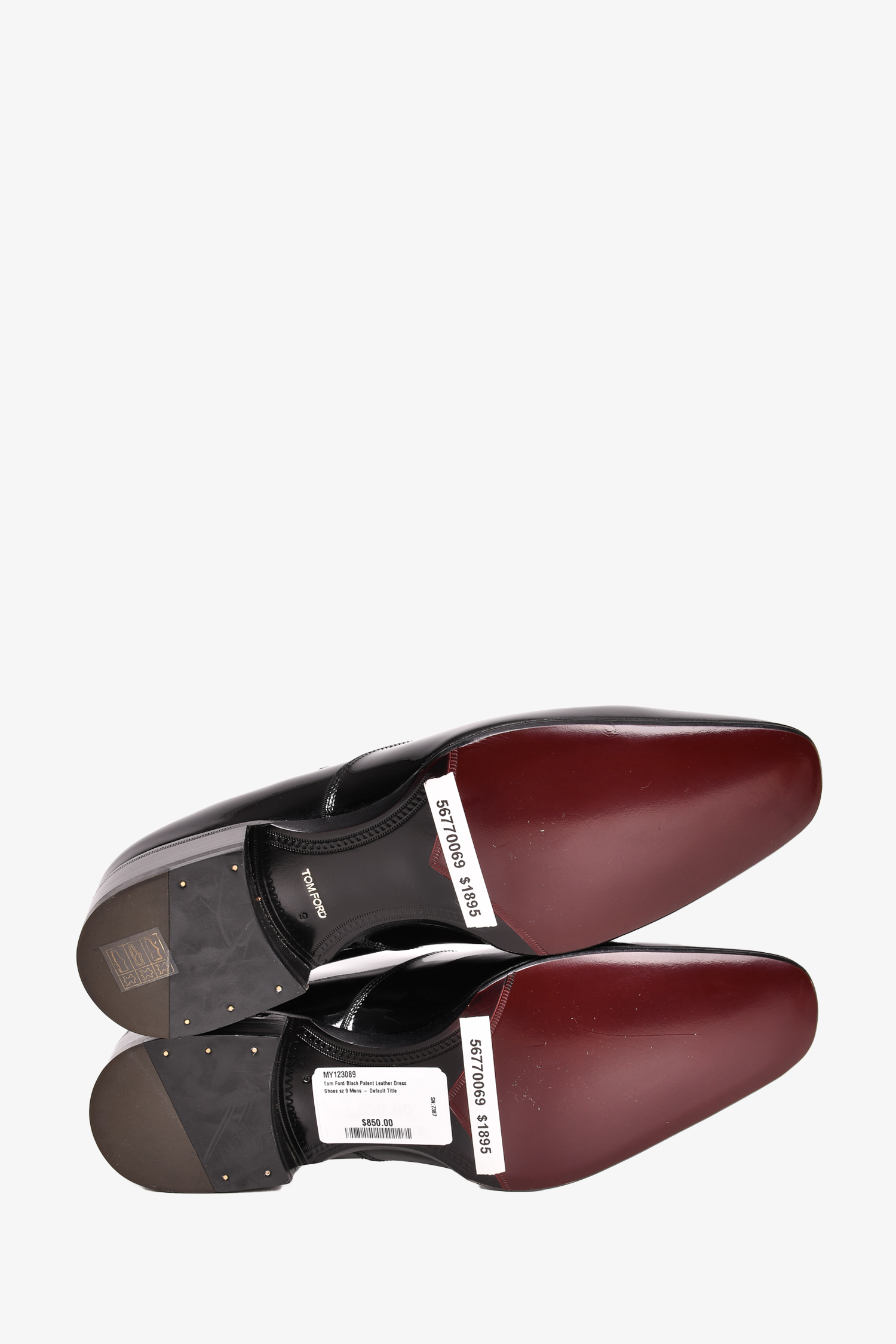 Tom Ford Black Patent Leather Dress Shoes Size 9 Mens – Mine & Yours
