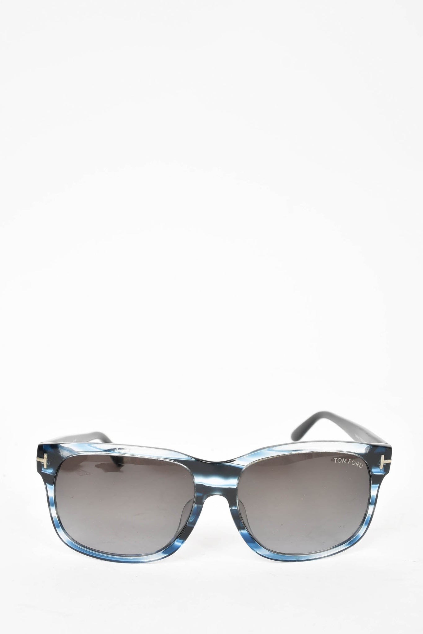 Tom Ford Blue Striped Square Sunglasses