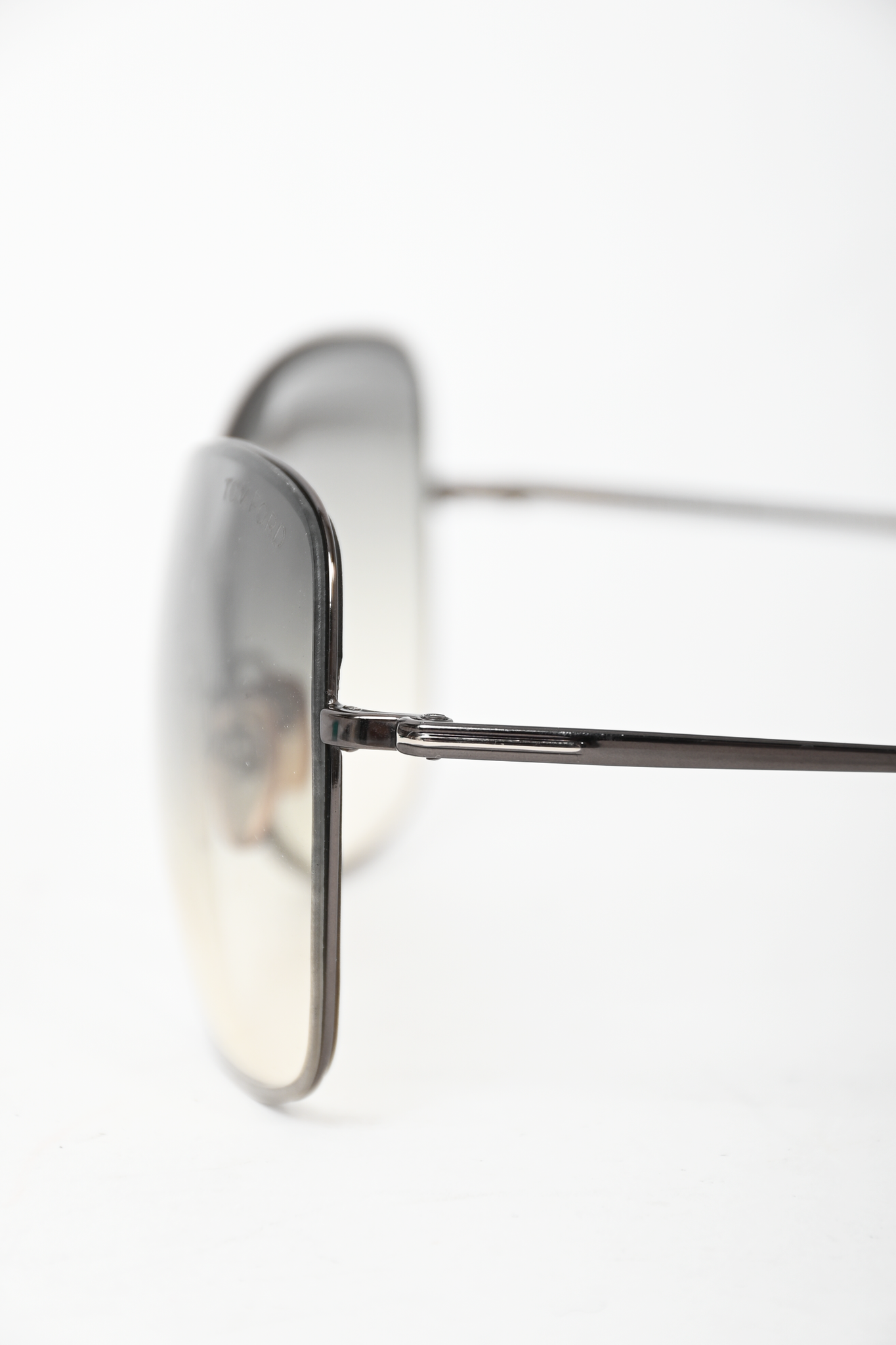 Tom Ford Grey Criss Cross Oversized Sunglasses