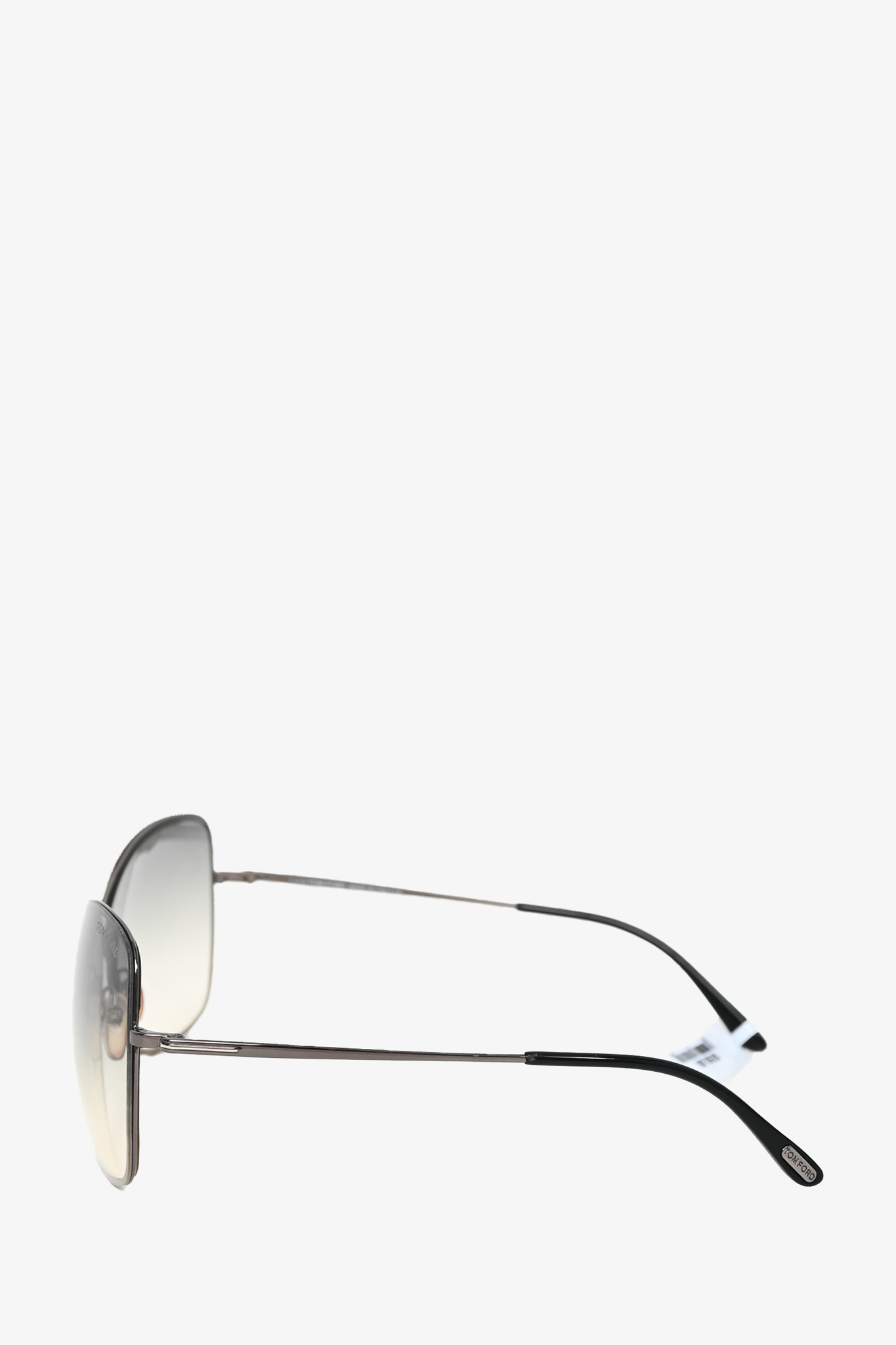 Tom Ford Grey Criss Cross Oversized Sunglasses