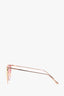 Tom Ford Rose Gold/Pink Metal Frame Cat Eye Sunglasses