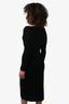 Toteme Black Knit Off-the-Shoulder Dress Size M