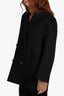 Toteme Black Wool Double Breasted Coat Size 32