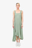 Tularosa Green Square Neck Flowy Maxi Dress Size M