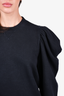 Ulla Johnson Black Puff Sleeve Sweatshirt + Sweatpant Set Size L