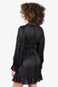 Ulla Johnson Black Ruched Ruffle Mini Dress Size 0