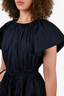 Ulla Johnson Navy Cotton Rope Belted Dress Size 4