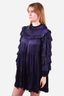 Ulla Johnson Purple Silk Ruffle Dress Size 0