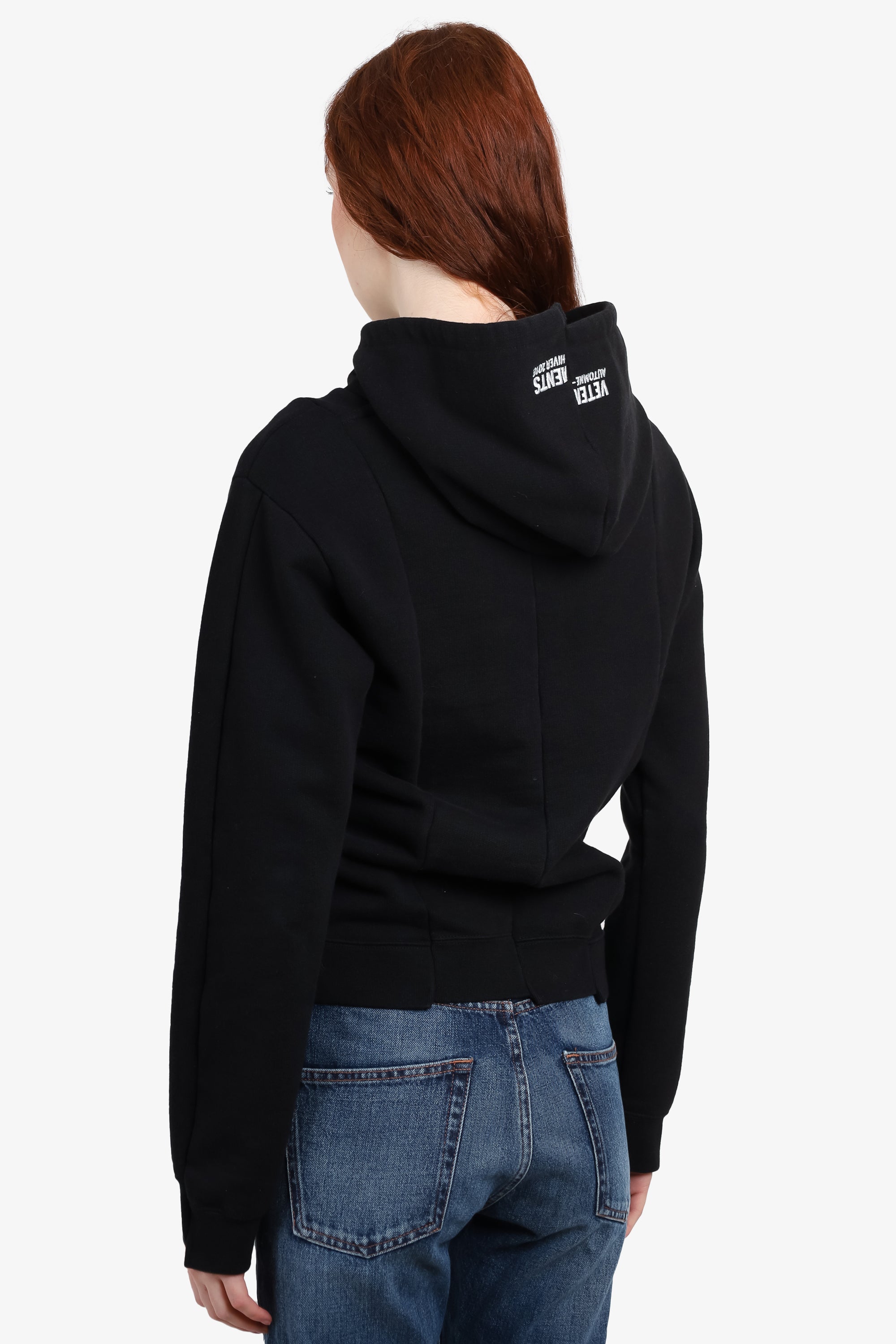 VETEMENTS FW2018 Black Antwerpen Hoodie Size XS – Mine & Yours