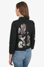 Valentino Black Animal Embroidered Jacket Size 38