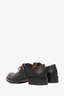 Valentino Black Leather Rockstud Loafers Size 36.5