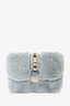 Valentino Blue Mink Glam Lock Shoulder Bag