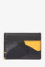 Valentino Camo Leather/Canvas Card Case