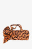 Valentino Garavani  Leopard Print Pony Hair Calfskin Handbag