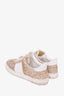 Valentino Gold Glitter Rockstud Sneaker Size 39