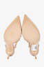 Valentino Nude Leather Rockstud Cage Heels Size 39.5