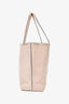 Valentino Taupe Grained Leather Rockstud Tote Bag