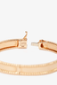Van Cleef & Arpels 18K Rose Gold Perlee Signature Medium Model Bracelet 17mm