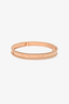 Van Cleef & Arpels 18K Rose Gold Perlee Signature Medium Model Bracelet 17mm