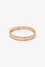 Van Cleef & Arpels 18K Rose Gold Perlee Signature Medium Model Bracelet 17mm