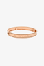 Van Cleef & Arpels 18K Rose Gold Perlee Signature Medium Model Bracelet 17mm