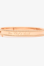 Van Cleef & Arpels 18K Rose Gold Perlee Signature Medium Model Bracelet 17mm