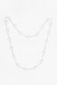 Van Cleef & Arpels 18K White Gold 20 Motif Mother of Pearl Vintage Alhambra Necklace