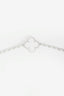 Van Cleef & Arpels 18K White Gold 20 Motif Mother of Pearl Vintage Alhambra Necklace