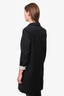 Vanessa Bruno Black Wool Mid Length Blazer Coat sz 38 (To be Drycleaned)