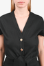 Veronica Beard Black Button-Up 'Giana' Midi Dress Size 2