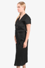 Veronica Beard Black Button-Up 'Giana' Midi Dress Size 2