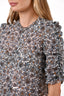 Veronica Beard Blue Paisley Silk Top Size 4