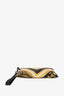 Versace Black/Gold Baroque Medusa Print Clutch