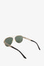 Versace Black/Gold Medusa Aviator Gradient Sunglasses