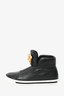 Versace Black Leather Medusa High Top Sneakers Size 43