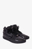 Versace Black Leather Medusa High Top Sneaker Size 42.5