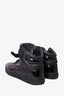Versace Black Leather Medusa High Top Sneaker Size 42.5