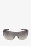 Versace Black Medusa Crystal Shield Tinted Sunglasses